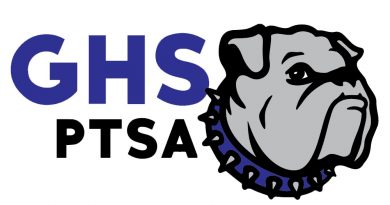 PTSA logo with bulldog