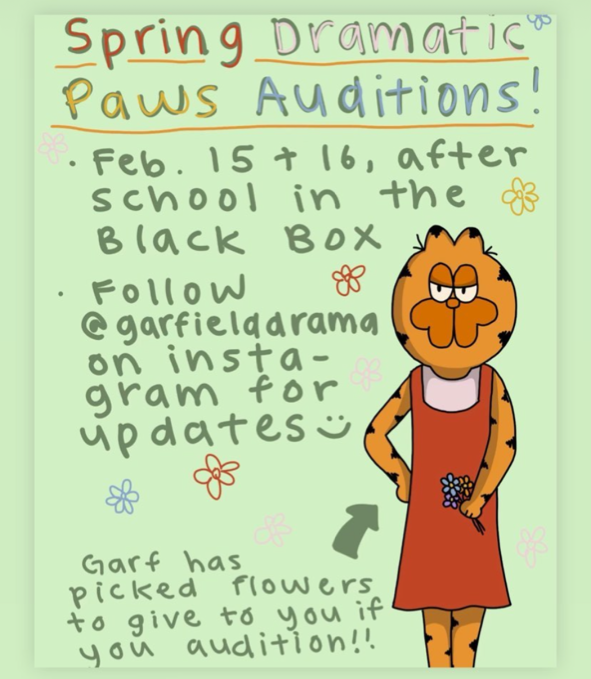 Dramatic Paws Auditions - Garfield High School PTSA