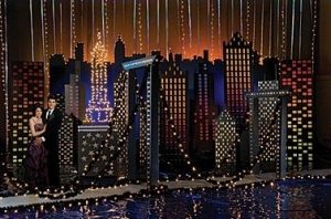 City nighttime lights