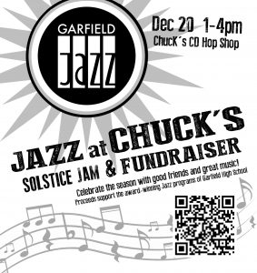 Chucks CD Hop Shop - Benefit for Garfield Jazz @ Chuck's CD Hop Shop